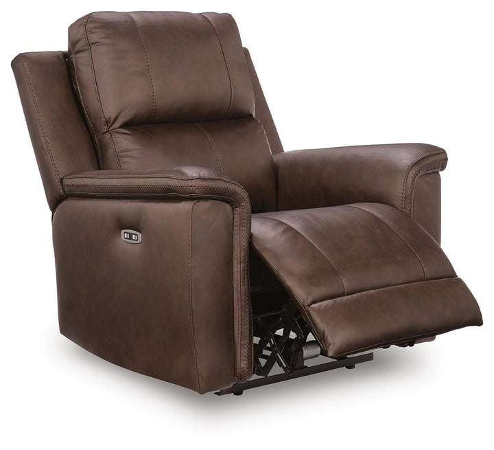 Bleckley Power Recliner - Dark Brown (3)