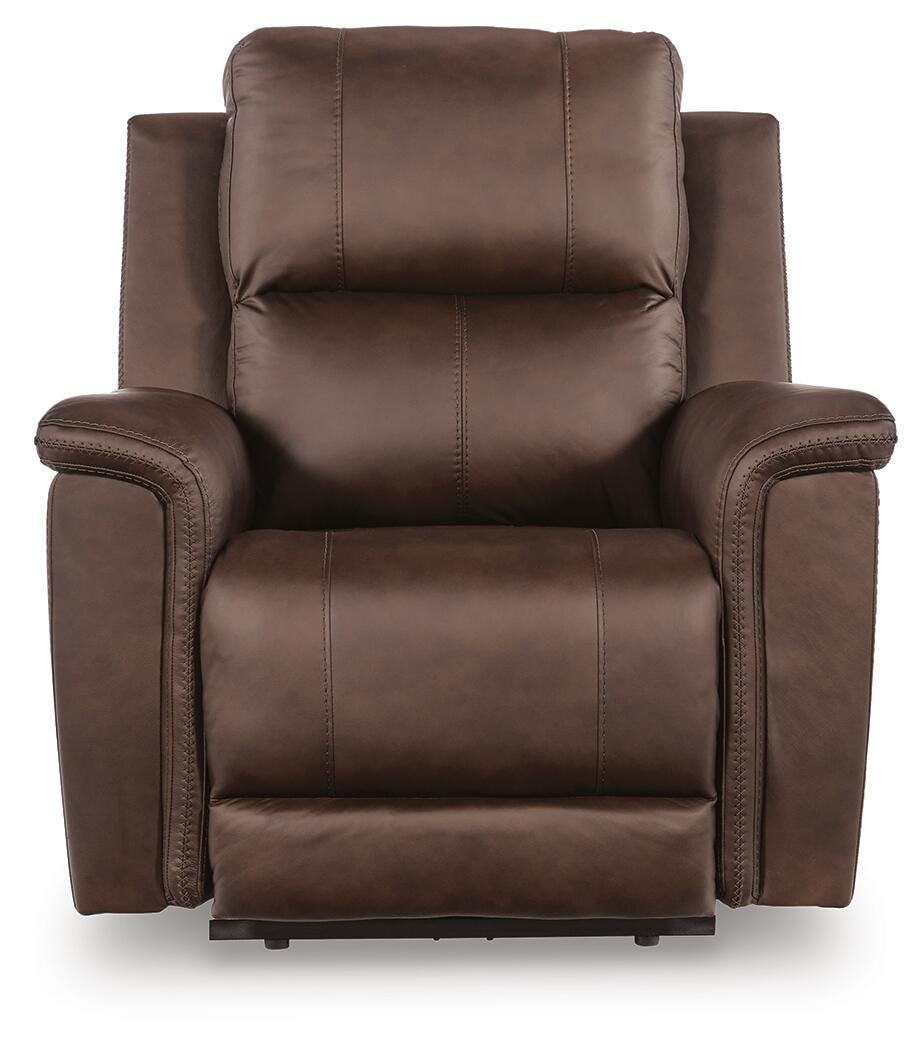 Bleckley Power Recliner - Dark Brown (4)