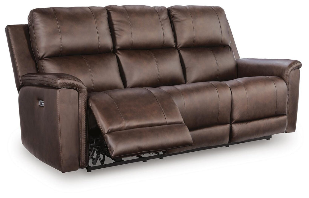 Bleckley Power Reclining Sofa - Dark Brown (3)