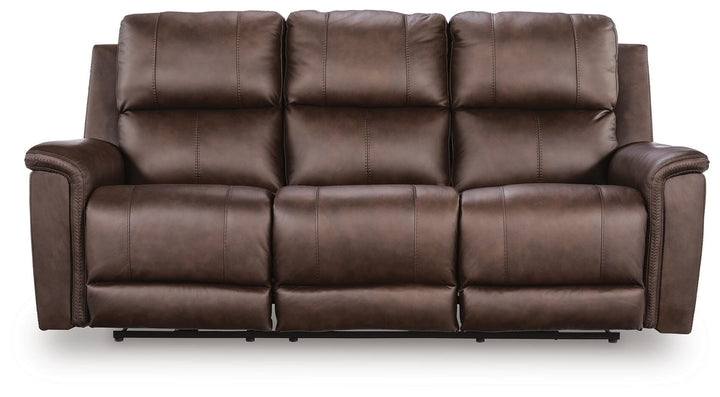 Bleckley Power Reclining Sofa - Dark Brown (1)