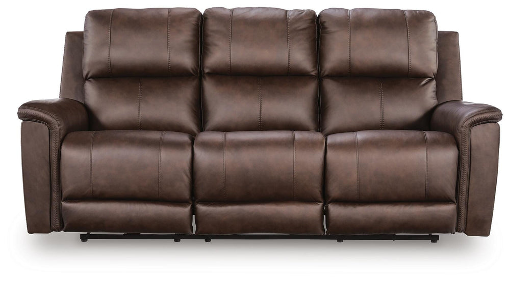 Bleckley Power Reclining Sofa - Dark Brown (1)