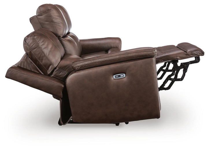 Bleckley Power Reclining Sofa - Dark Brown (4)