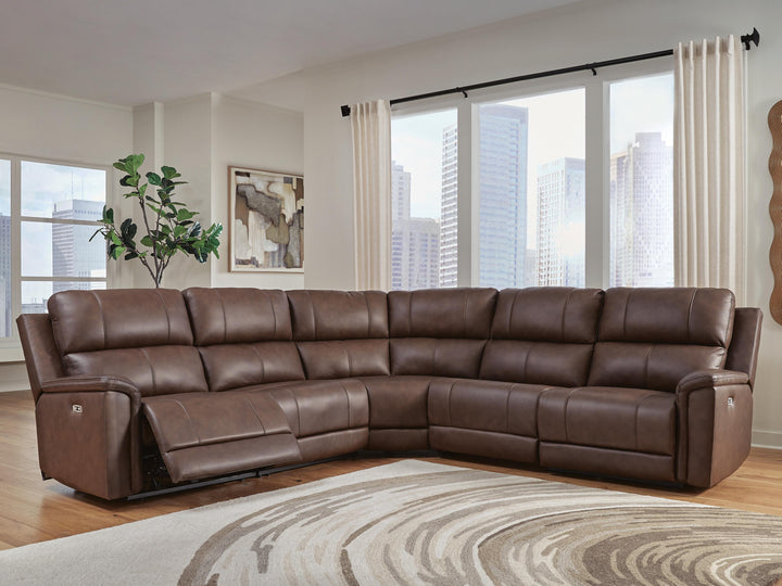 Bleckley 5-Piece Power Reclining Sectional - Espresso (2)