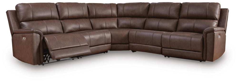 Bleckley 5-Piece Power Reclining Sectional - Espresso (1)