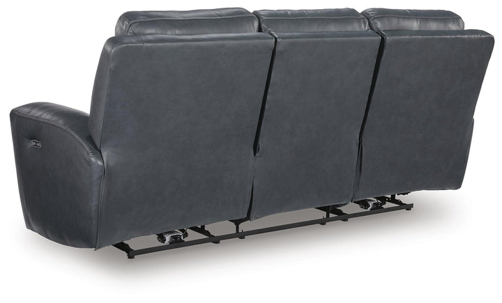 Next Move Power Reclining Sofa - Blue (5)