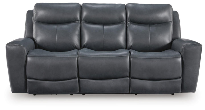 Next Move Power Reclining Sofa - Blue (4)