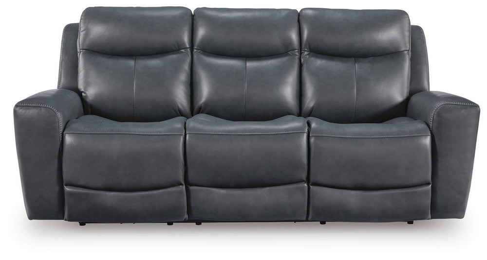Next Move Power Reclining Sofa - Blue (4)