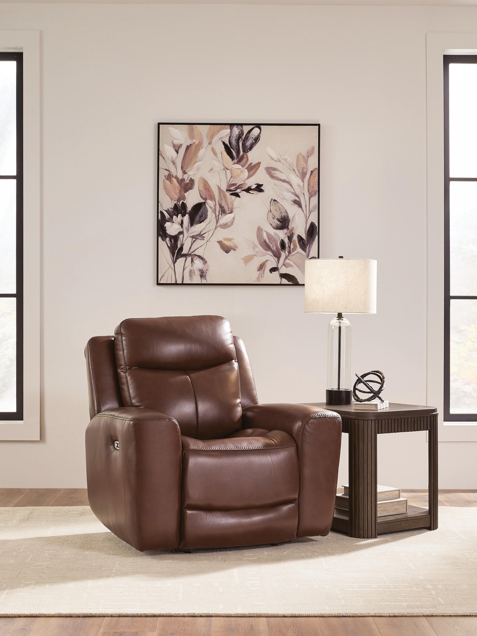 Next Move Power Recliner - Dark Brown (2)