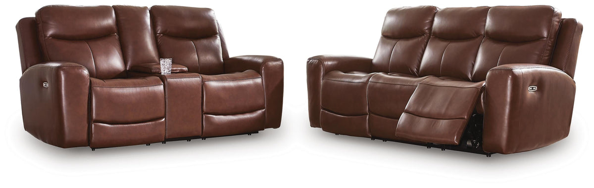 Bexhurst Power Reclining Sofa and Loveseat (1)