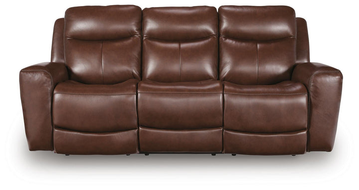 Next Move Power Reclining Sofa - Dark Brown (3)