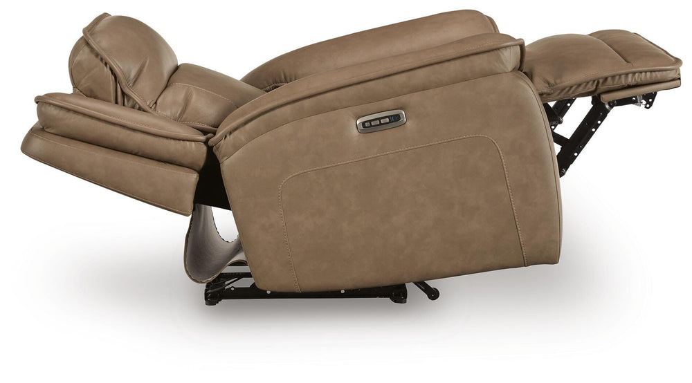 Glencroft Power Recliner - Light Brown (5)