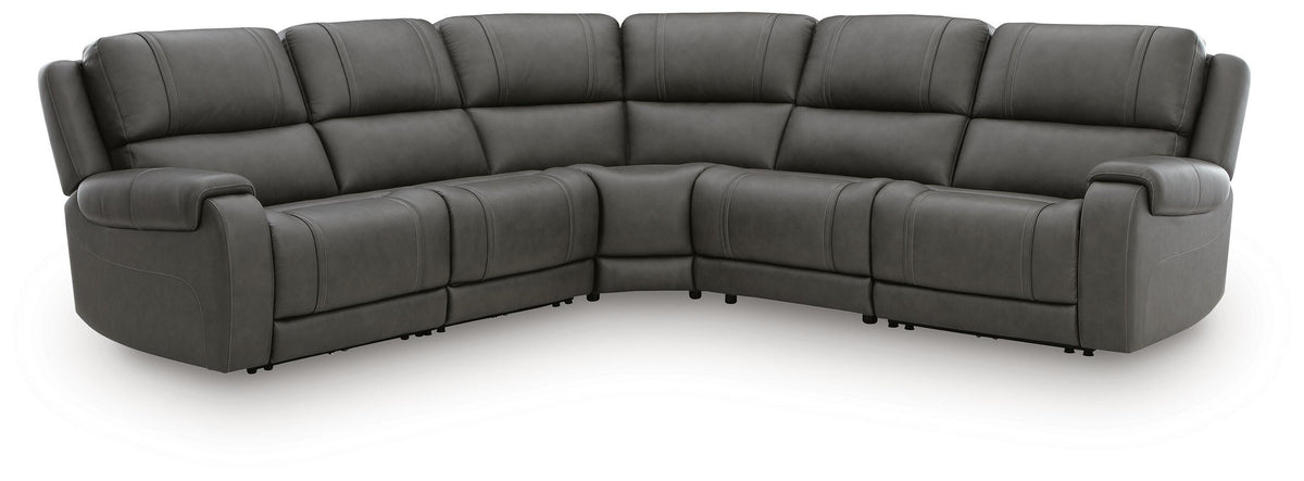5Z - Pittson 5-Piece Power Reclining Sectional - Anchor (1)