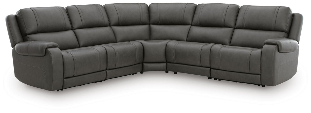 5Z - Pittson 5-Piece Power Reclining Sectional - Anchor (1)