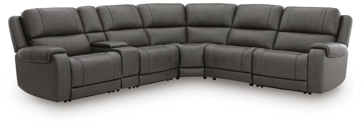 5Z - Pittson 6-Piece Power Reclining Sectional - Anchor (1)