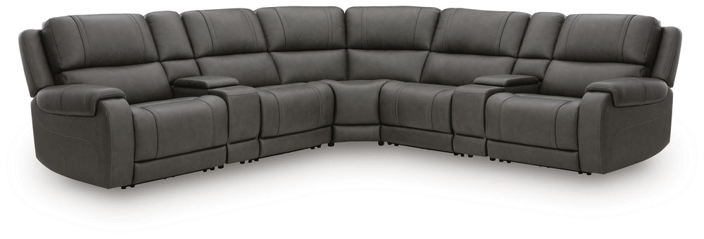 5Z - Pittson 7-Piece Power Reclining Sectional - Anchor (1)