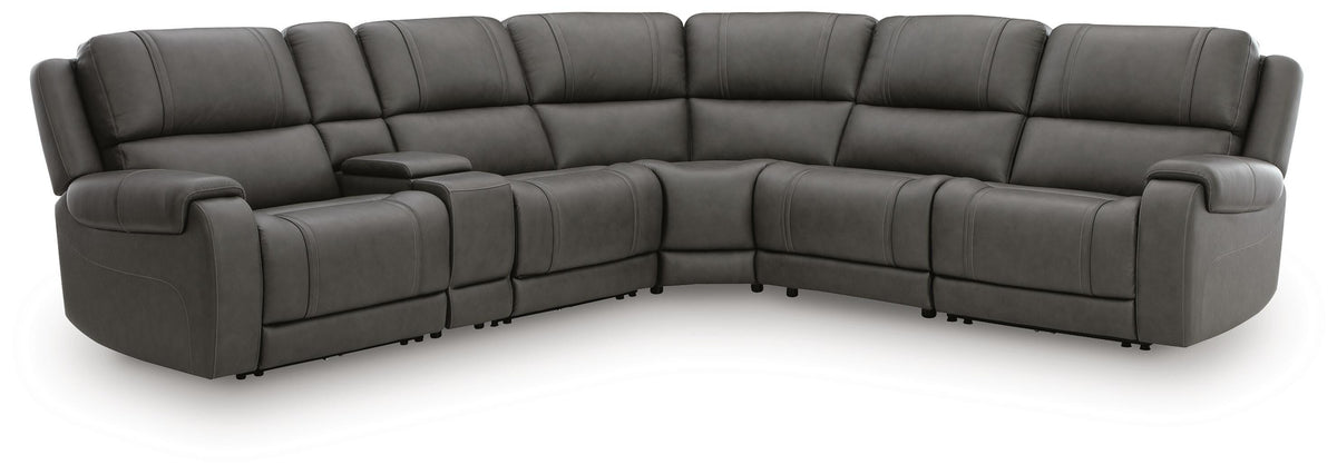 5Z - Pittson 6-Piece Power Reclining Sectional - Anchor (1)
