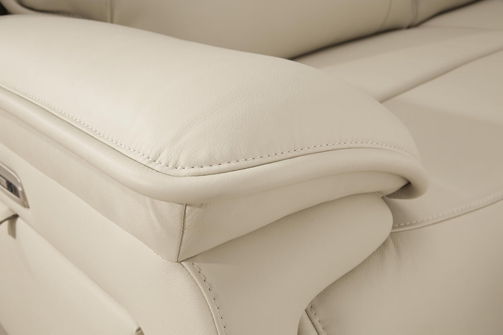 Double Deal 5-Piece Power Reclining Sectional - Almond (6)