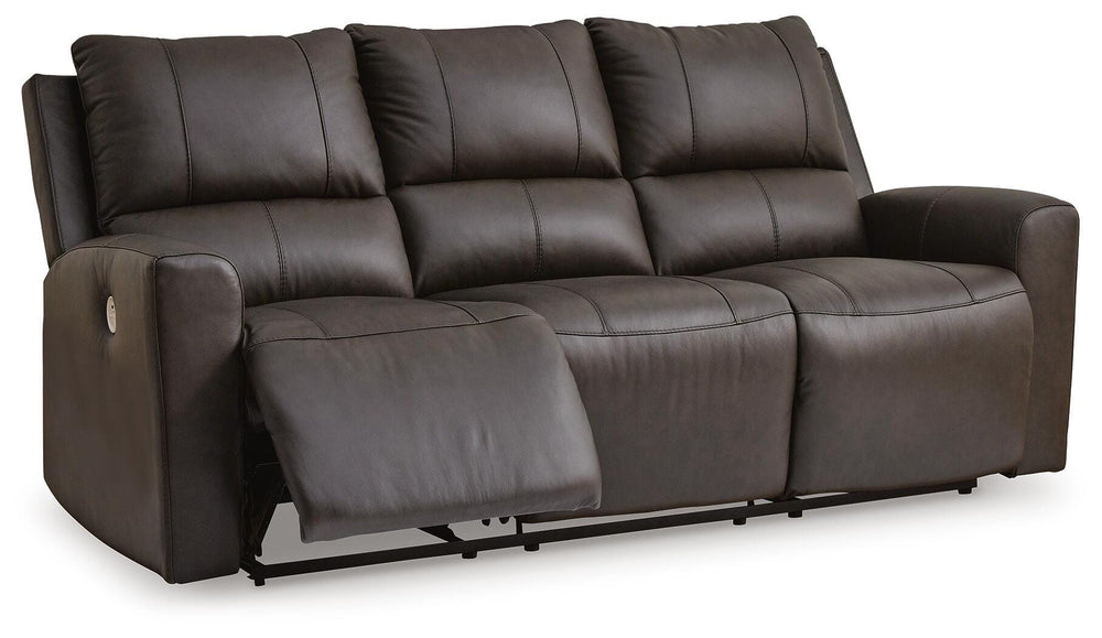 Boxmere Power Reclining Sofa - Dark Brown (3)