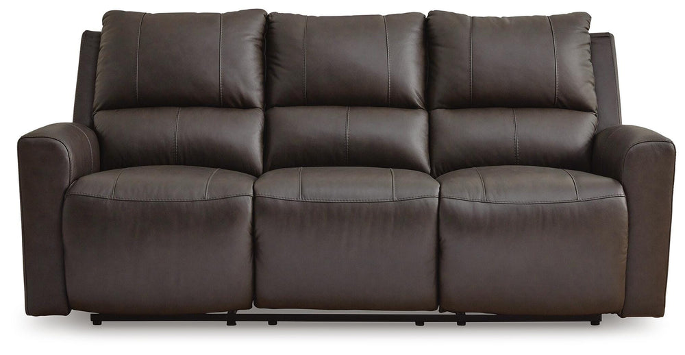 Boxmere Power Reclining Sofa - Dark Brown (4)