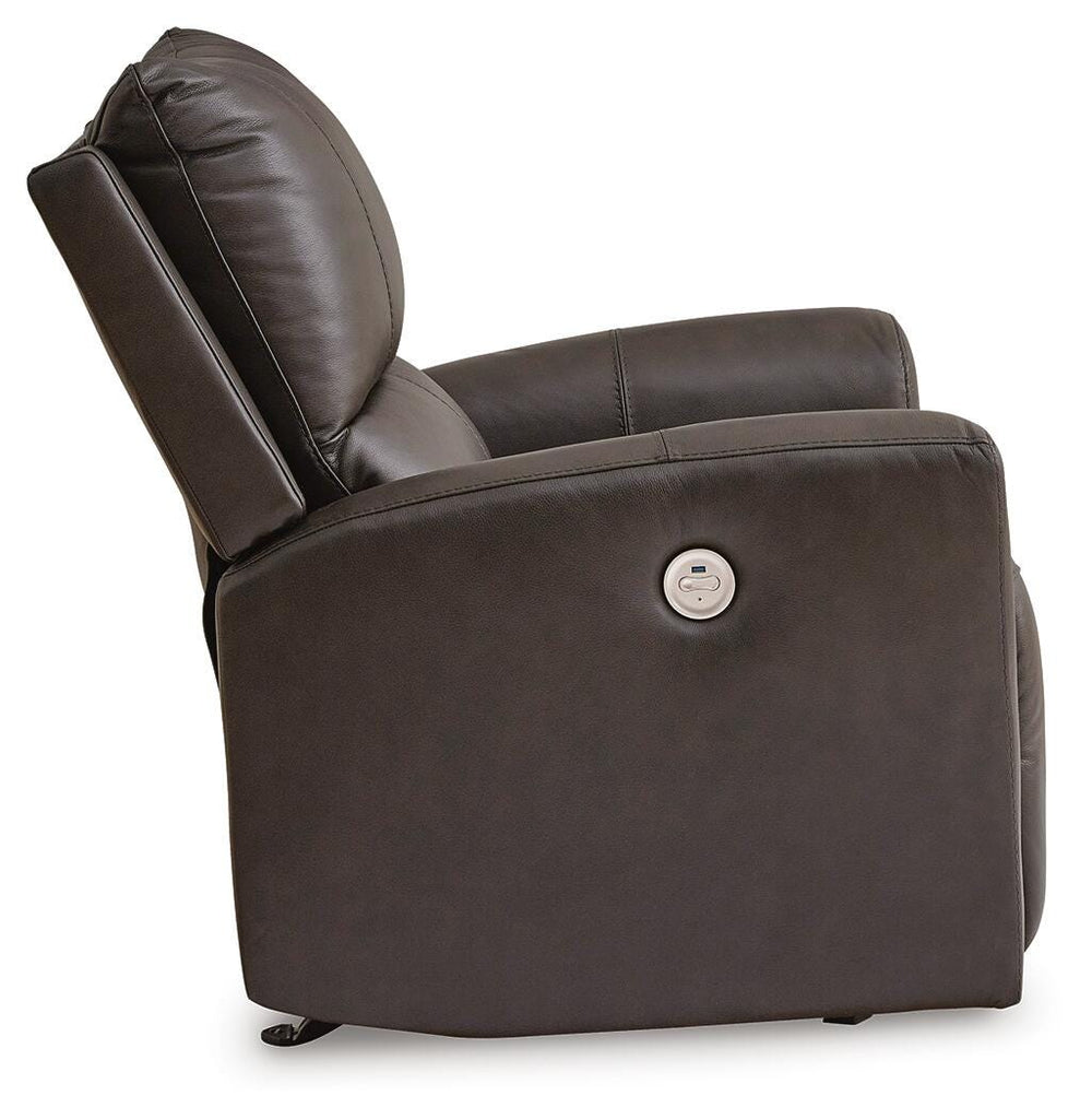 Boxmere Power Recliner - Dark Brown (5)