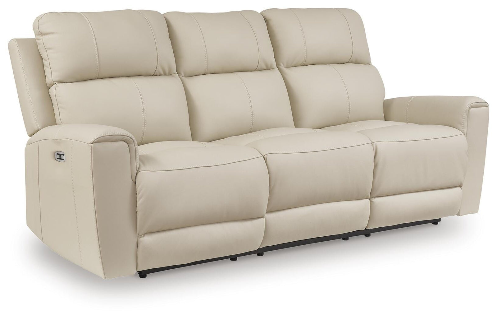 Dahlmoore Power Reclining Sofa - White (1)