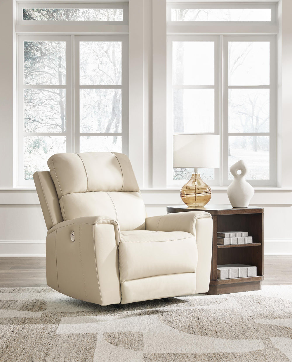 Dahlmoore Power Recliner - White (2)