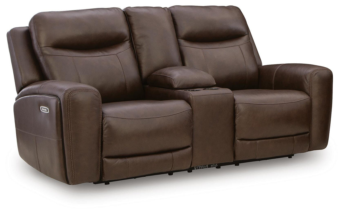 Gravier Power Reclining Loveseat with Console - Cordova (1)