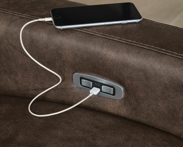 ModZ 5-Piece Power Reclining Sectional - Chocolate (6)