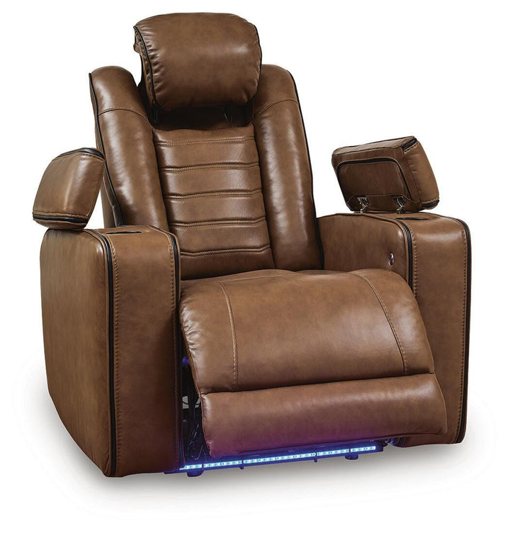Gruaro Power Recliner - Amber (3)