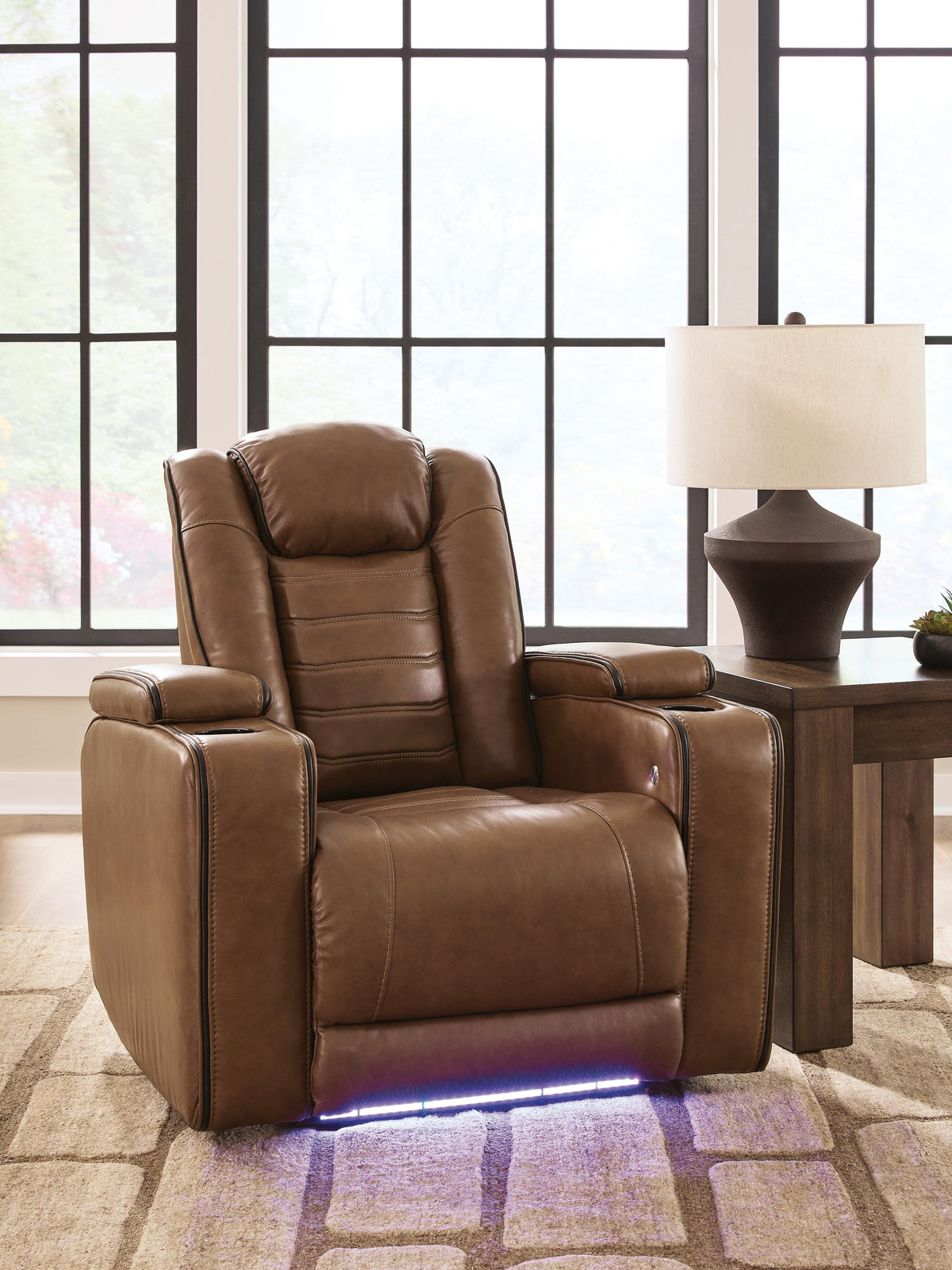 Gruaro Power Recliner - Amber (2)