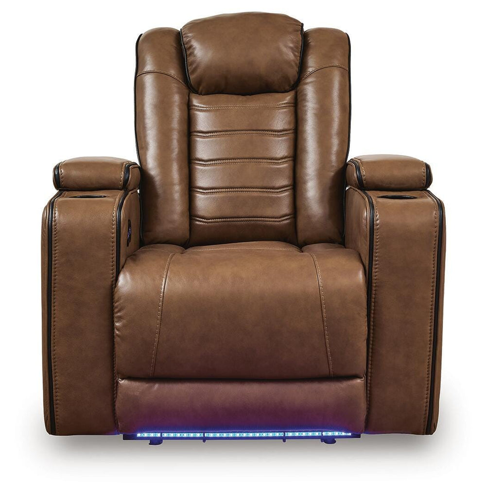 Gruaro Power Recliner - Amber (5)