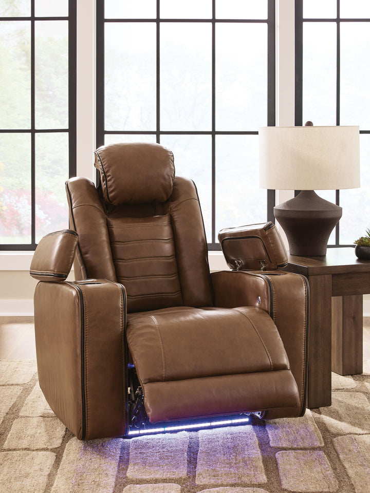 Gruaro Power Recliner - Amber (7)