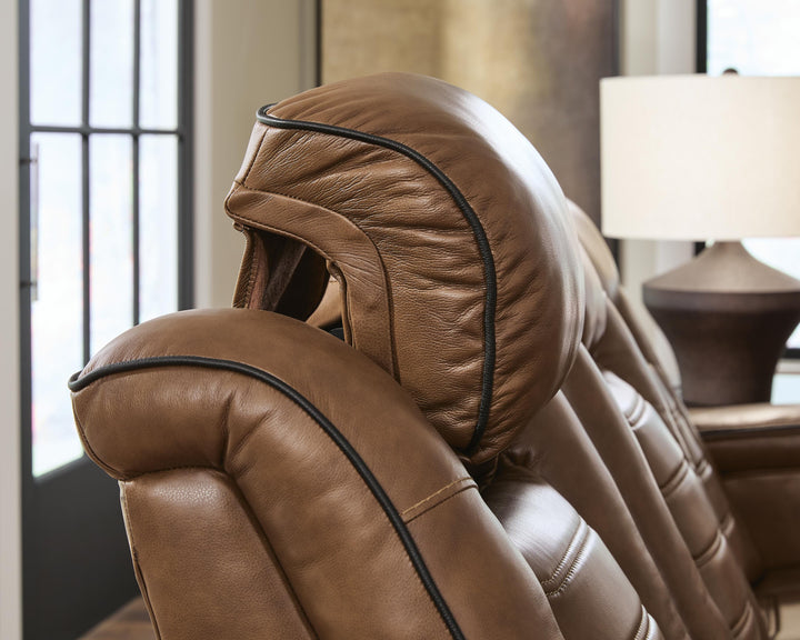 Gruaro Power Recliner - Amber (9)