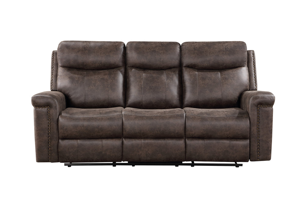 Quade Sofa W/pwr Fr-Mocha