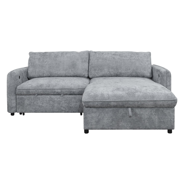 Finn Storage Chaise-Gray