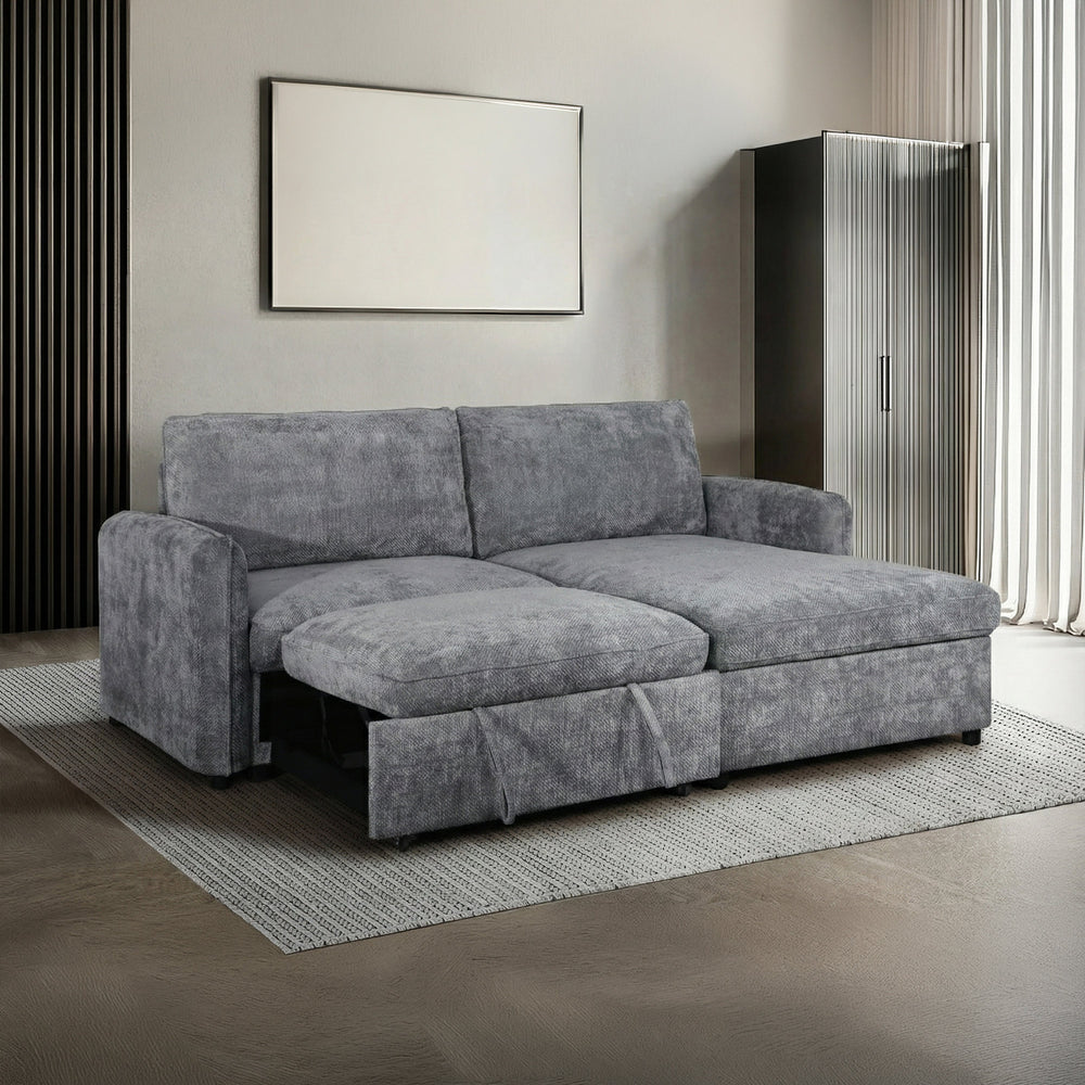 Finn Storage Chaise-Gray
