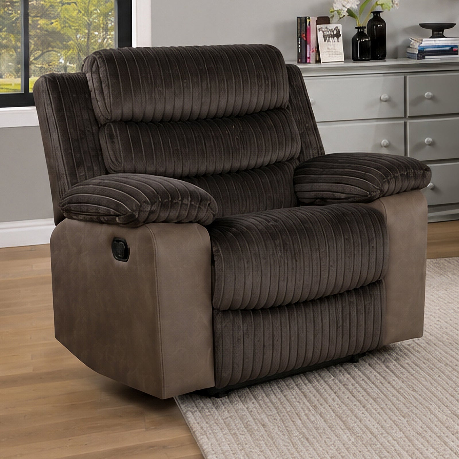 Willow Glider Recliner-Brown