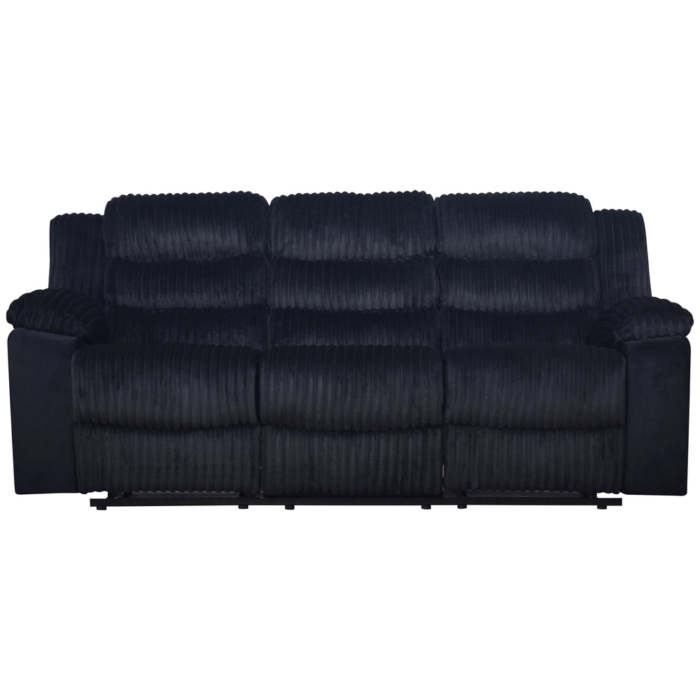 Willow Sofa W/dual Recliner-Black