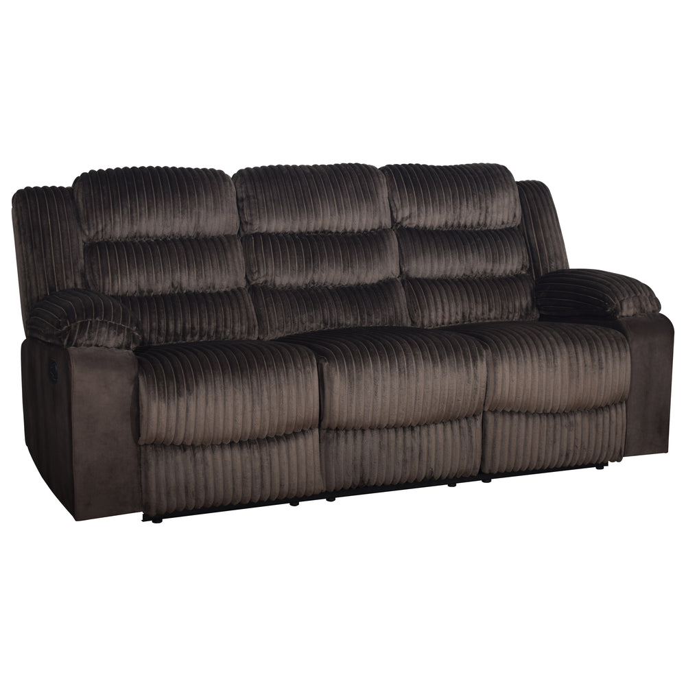 Willow Sofa W/dual Recliner-Brown