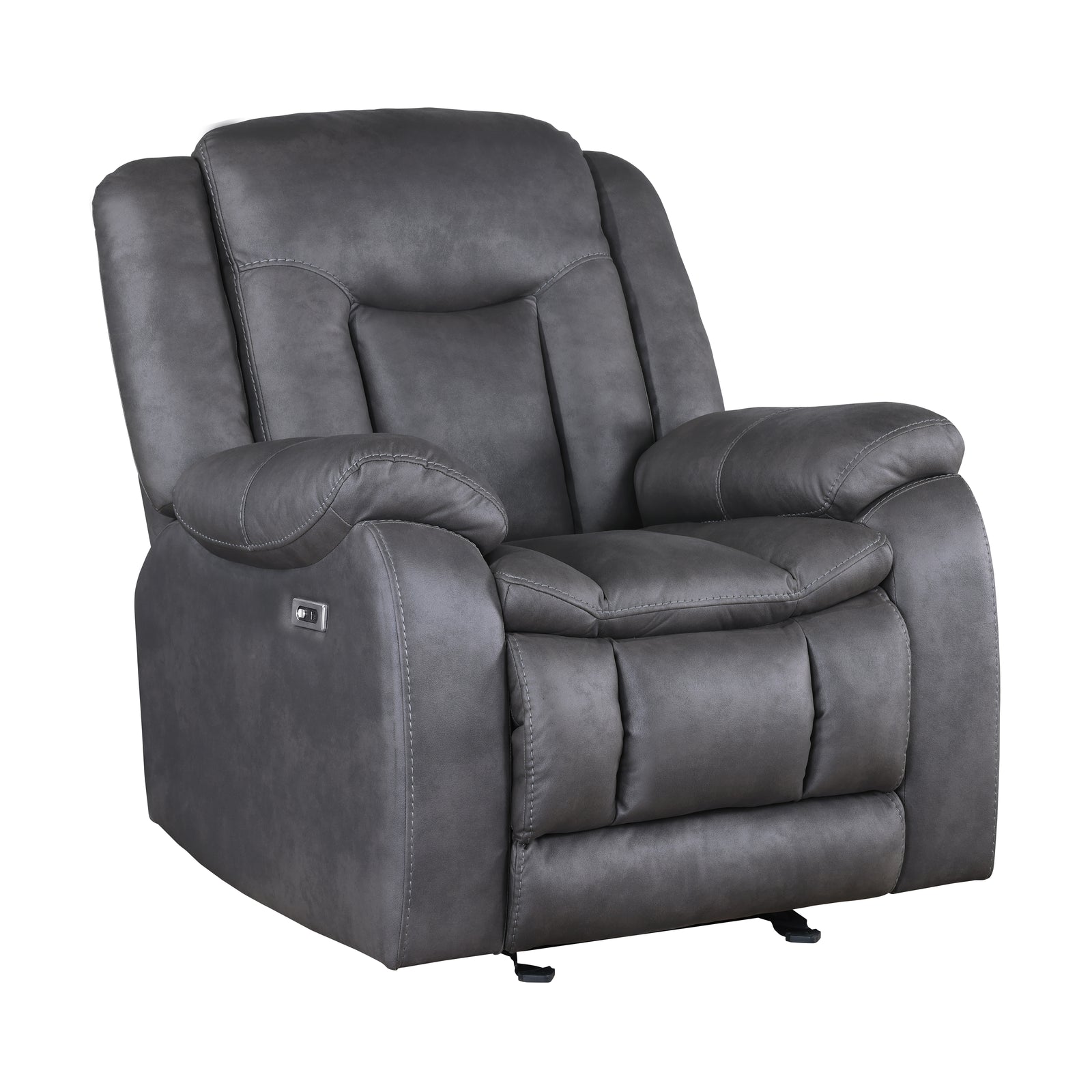Morello  Glider Recliner W/pwr Fr- Gray