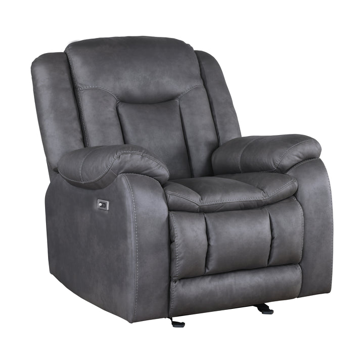 Morello  Glider Recliner W/pwr Fr- Gray