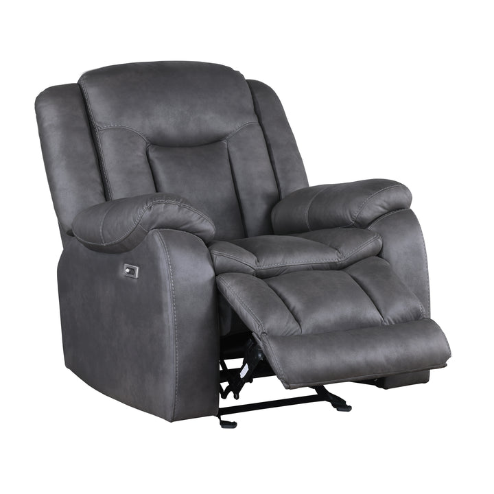 Morello  Glider Recliner W/pwr Fr- Gray