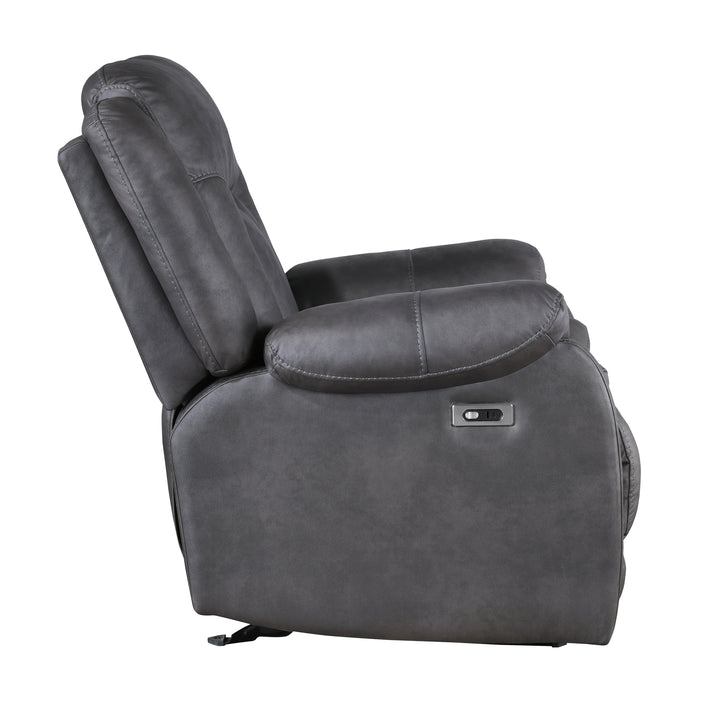 Morello  Glider Recliner W/pwr Fr- Gray