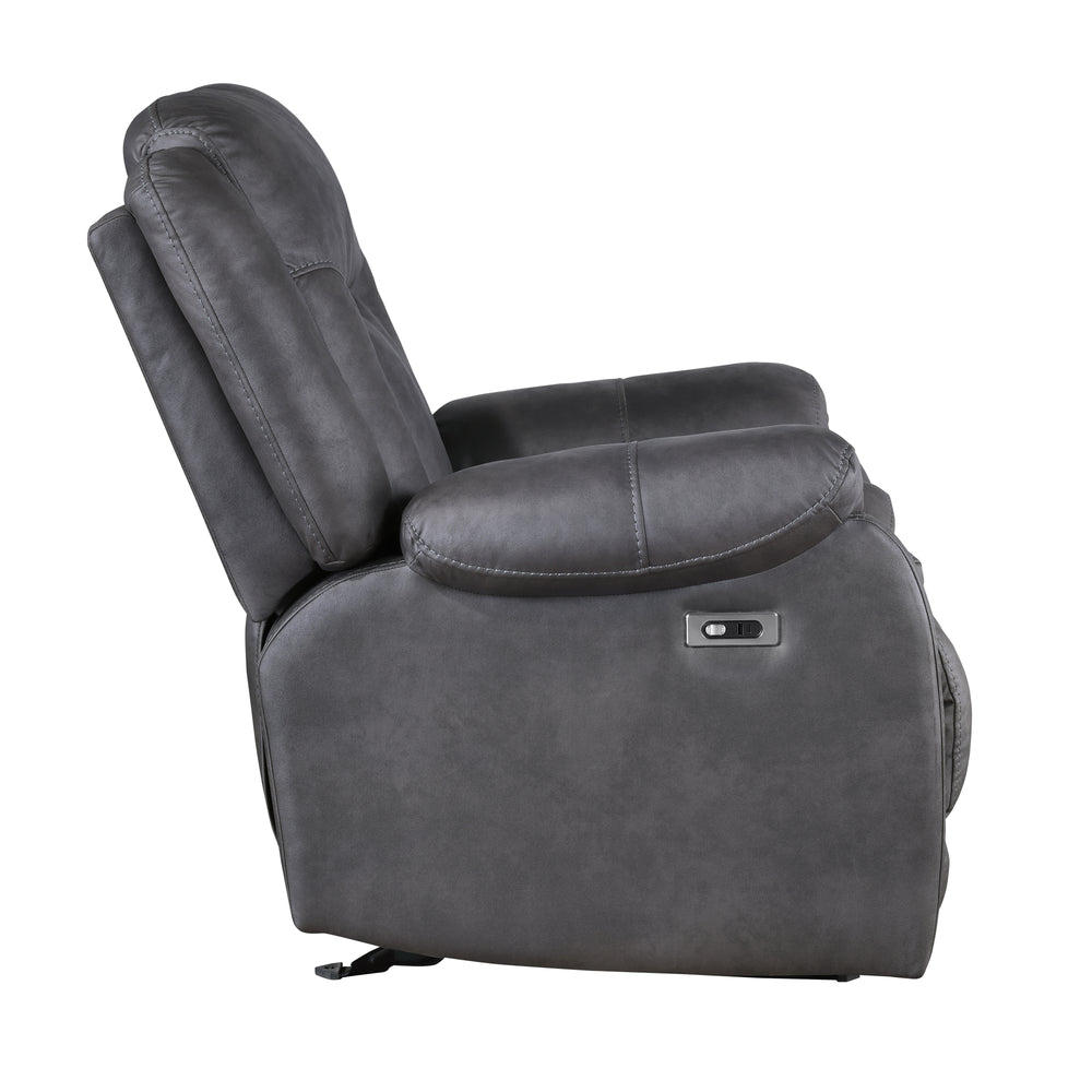 Morello  Glider Recliner W/pwr Fr- Gray