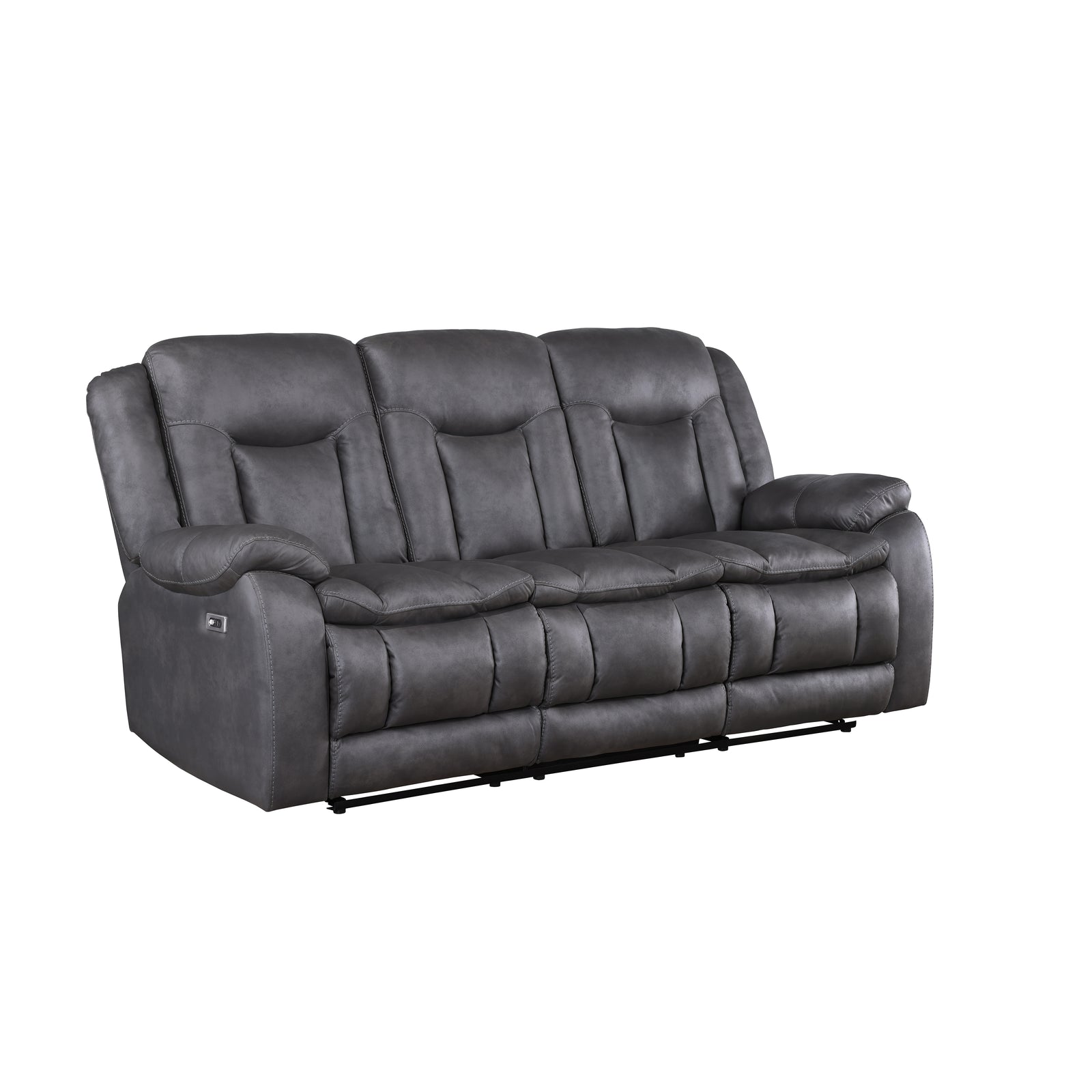Morello  Sofa W/pwr Fr- Gray