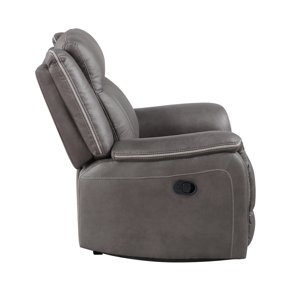 Enzo  Glider Recliner- Gray