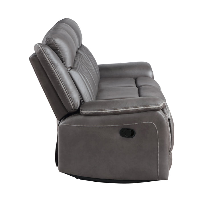 Enzo  Sofa W/dual Recliner- Gray