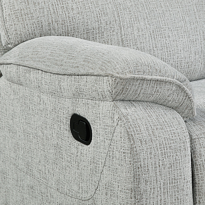 Chablis Glider Recliner W/heat &amp; Massage-Mist Gray