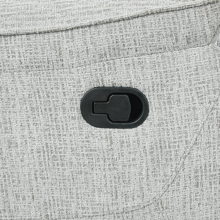 Chablis Reclining Sofa-Mist Gray