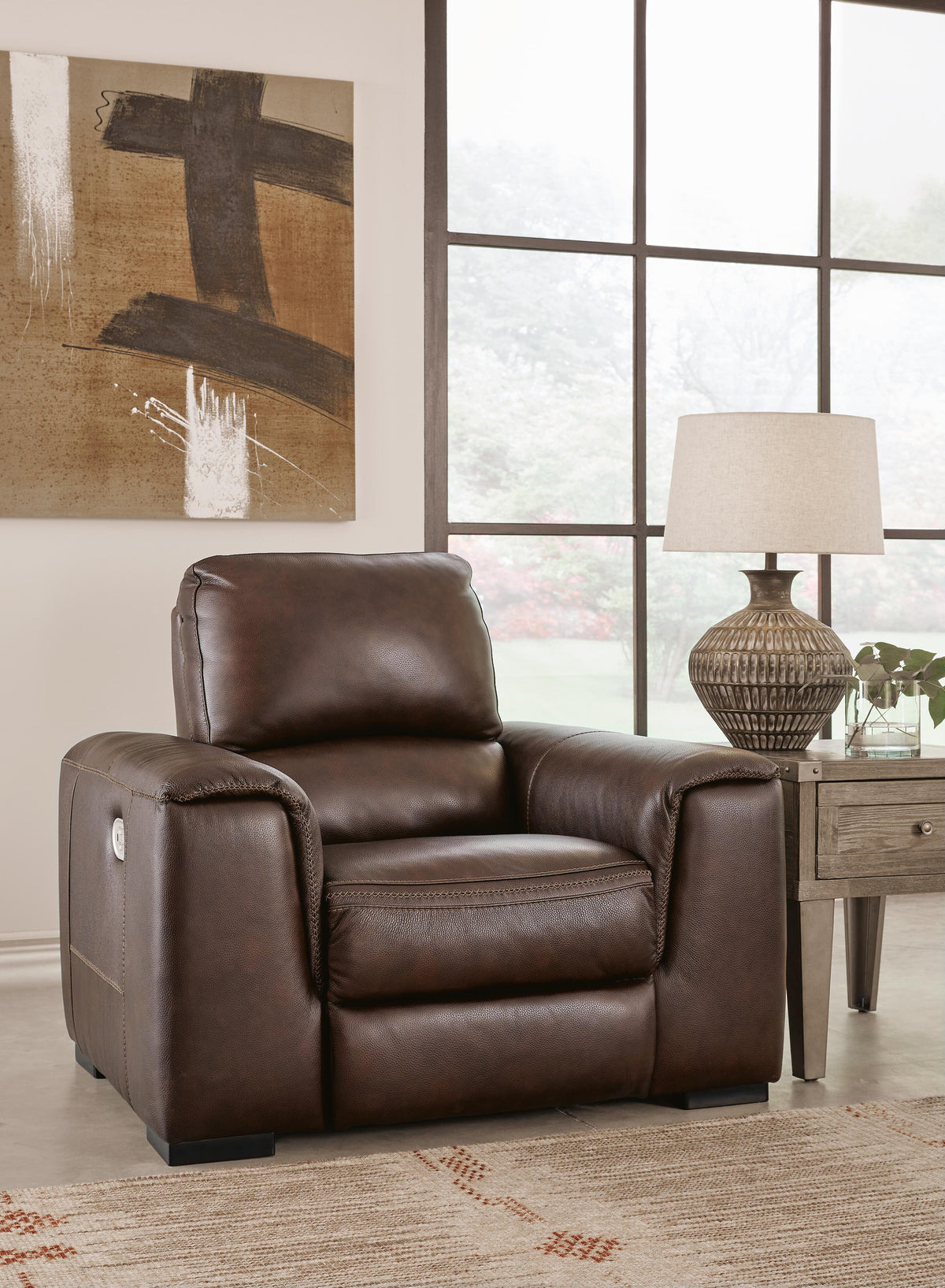 Alessandro Power Recliner - Walnut (2)